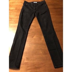 Ann Taylor Loft Women's Jeans Modern Black Skinny Jeans Stretch Size 4 X 30